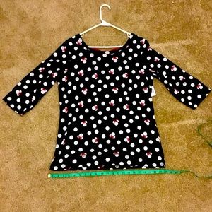 Minnie Mouse Women’s Large Top